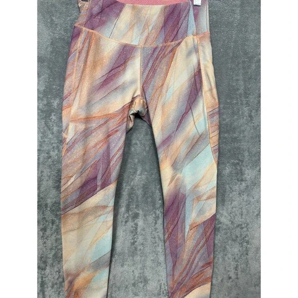 Calia by Carrie Underwood Abstract Marble Leggings Size Small - Picture 3 of 16